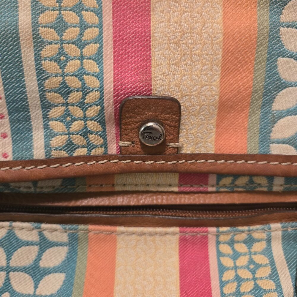 Fossil Women's Multi-Colors/Patterns Patchwork Cr… - image 7